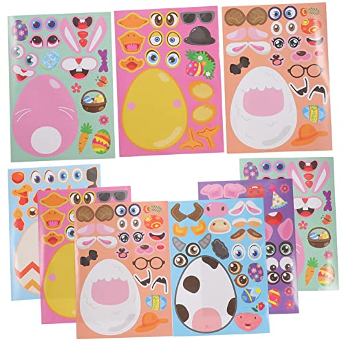 Toyvian 48 Blatt Ostereier-aufkleberspielzeug Puzzlematte Ostern-Aufkleber Wandtattoo Zu Ostern Wandtattoo Hause DIY-ostereieraufkleber Aufkleber Mit Ostereimuster Osterei-Aufkleber Papier Toyvian 48 Blatt Ostereier-aufkleberspielzeug Puzzlematte Ostern-Aufkleber Wandtattoo Zu Ostern Wandtattoo Hause DIY-ostereieraufkleber Aufkleber Mit Ostereimuster Osterei-Aufkleber Papier von Toyvian