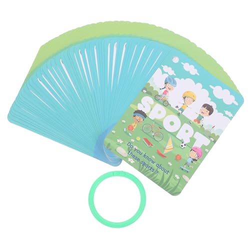 Toyvian 48 Stück Tragbare Kinderkarte Karteikarten Zum Thema Sport Vokabelkarten Zum Thema Sport Sport-lernkarten Für Lernkarten Für Vorschulkinder Fußball-lernkarten Green Papier Toyvian 48 Stück Tragbare Kinderkarte Karteikarten Zum Thema Sport Vokabelkarten Zum Thema Sport Sport-lernkarten Für Lernkarten Für Vorschulkinder Fußball-lernkarten Green Papier von Toyvian