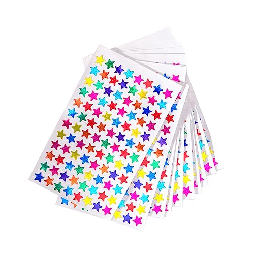 Toyvian 4800 Bunte Sternaufkleber Für Farbenfrohe Dekoration Belohnungssticker Und Pentagramm Etiketten Pro Packung Ideal Für Schüler Und Teenager Toyvian 4800 Bunte Sternaufkleber Für Farbenfrohe Dekoration Belohnungssticker Und Pentagramm Etiketten Pro Packung Ideal Für Schüler Und Teenager von Toyvian