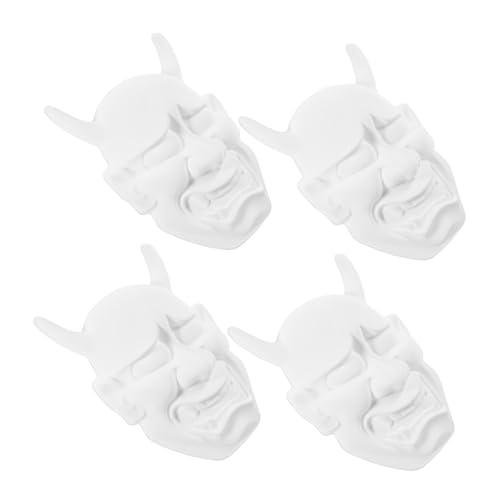 Toyvian 4Stücke DIY Masken für Unbemalte Cosplay Masken zum Ausmalen Partys und Kreative aus Sicherem Material von Toyvian