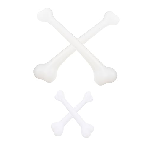 Toyvian 4Stücke Halloween Skelett Requisiten Realistisch Aussehende Kunststoffknochen für Gruselige Deko für Halloween Party und Langlebig von Toyvian