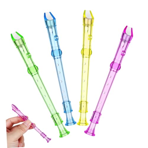 Toyvian 4Stücke Mini Klarinette für Transparente Flöte für Anfänger Blasinstrument der Handkoordination und Flexibilität Farben Zufällig Perfektes Toyvian 4Stücke Mini Klarinette für Transparente Flöte für Anfänger Blasinstrument der Handkoordination und Flexibilität Farben Zufällig Perfektes von Toyvian