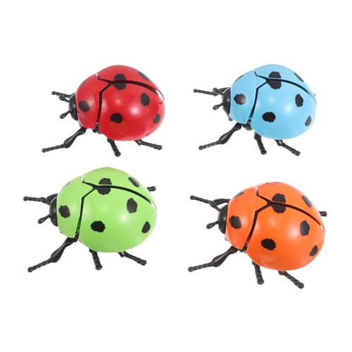 Toyvian 4Stücke Teiliges Aufzieh Marienkäfer für Realistischer Mechanischer mit Leuchtende Farben Langlebig für Kreatives als Partygeschenk Toyvian 4Stücke Teiliges Aufzieh Marienkäfer für Realistischer Mechanischer mit Leuchtende Farben Langlebig für Kreatives als Partygeschenk von Toyvian