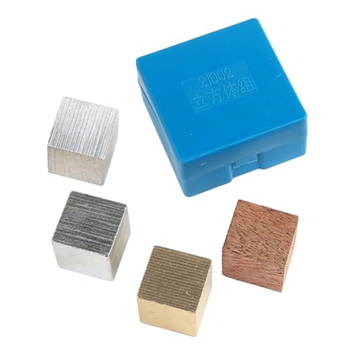 Toyvian Wissenschaftlicher Unterricht – 4 Dichtewürfel Aus Eisen Aluminium Holz Digitaler Boxen Und Metallblöcke Für Physikalische Experimente Toyvian Wissenschaftlicher Unterricht – 4 Dichtewürfel Aus Eisen Aluminium Holz Digitaler Boxen Und Metallblöcke Für Physikalische Experimente von Toyvian