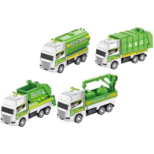 Toyvian 4er Set üllwagen Für Zufällige Designs üllfahrzeug Modelle Ab 3 Jahren Robustes Und Farbiges Spielzeugauto Für Kleinkinder von Toyvian