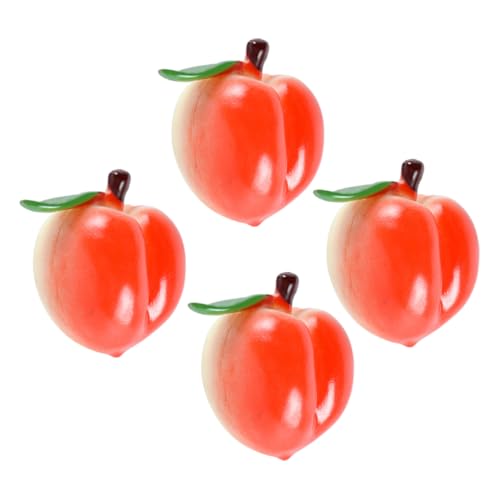Toyvian 4pcs Lebensechte Gefälschte Pfirsichfoto -Requisiten Simulierte Pfirsichmodelle Künstliche Winzige Pfirsiche Toyvian 4pcs Lebensechte Gefälschte Pfirsichfoto -Requisiten Simulierte Pfirsichmodelle Künstliche Winzige Pfirsiche von Toyvian