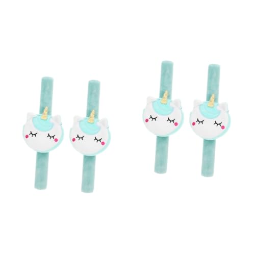 Toyvian 4stücke Junge Mädchen Slap Armbänder Mit Einhorn- Verspielte Party-geschenkideen Für Mädchen Leichte Und Praktische Handgelenk-accessoires Für Geburtstagsfeiern Und von Toyvian