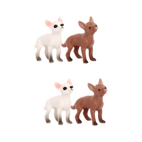 Toyvian 4stücke Miniatur Chihuahua Figuren Hundedekorationen Für Verschönerung Von Wohnräumen Langlebig Und Detailreich Gestaltet Toyvian 4stücke Miniatur Chihuahua Figuren Hundedekorationen Für Verschönerung Von Wohnräumen Langlebig Und Detailreich Gestaltet von Toyvian
