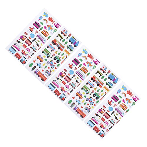 Toyvian 5 Blätter Verkehrsblasenaufkleber 3D Blasenaufkleber Autoblasenaufkleber Toyvian 5 Blätter Verkehrsblasenaufkleber 3D Blasenaufkleber Autoblasenaufkleber von Toyvian