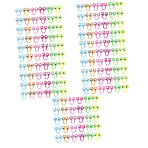 Toyvian 5 Sätze Augen Ring Partygeschenke Für Fingerpuppen Augapfelringe Partybevorzugungsspielzeug Plastik 30 Stück * 5 von Toyvian