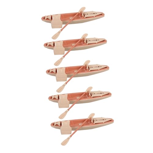 Toyvian 5sätze Miniatur-kanu Mit Paddeln Und Schwimmweste Plastik-Boot-Spielzeug Als Modelldekoration Für Puppenhaus Und Tisch Kajak-Modell Mit Rudern Für Junge Mädchen Toyvian 5sätze Miniatur-kanu Mit Paddeln Und Schwimmweste Plastik-Boot-Spielzeug Als Modelldekoration Für Puppenhaus Und Tisch Kajak-Modell Mit Rudern Für Junge Mädchen von Toyvian