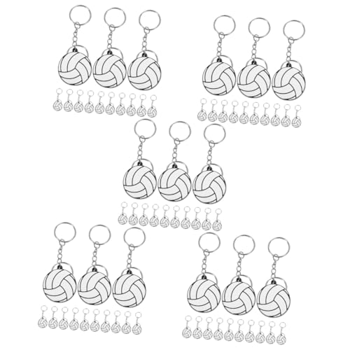 Toyvian 5 Sätze Teiliges Pvc Volleyball Schlüsselanhänger Kreative Schlüsselringe Für Sportliebhaber Als Party Dekoration Oder Für Freunde Und Familie 16 Stück * 5 Toyvian 5 Sätze Teiliges Pvc Volleyball Schlüsselanhänger Kreative Schlüsselringe Für Sportliebhaber Als Party Dekoration Oder Für Freunde Und Familie 16 Stück * 5 von Toyvian