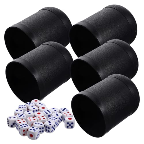 Toyvian 5 Sätze Würfelbecher Cocktails Party Shaker-Tasse Tasse Würfel Wegbringen Sterben Kaffeetassen Klare Würfel Gewürzbehälter Würfelstapelbecher Fünf Automatisch Plastik Black Toyvian 5 Sätze Würfelbecher Cocktails Party Shaker-Tasse Tasse Würfel Wegbringen Sterben Kaffeetassen Klare Würfel Gewürzbehälter Würfelstapelbecher Fünf Automatisch Plastik Black von Toyvian