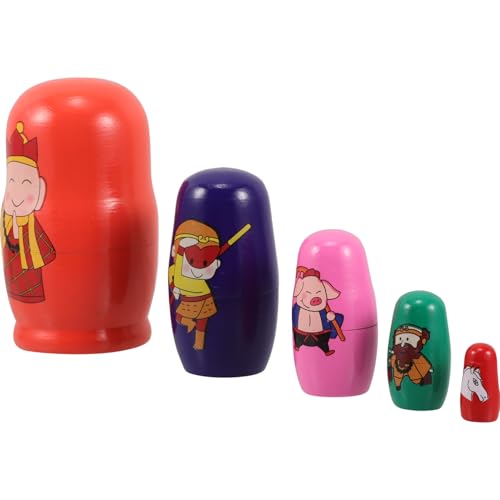 Toyvian 5 Stück 5 Matroschka Cartoon-Puppen Süße Puppen Hasenblumen-Stirnband Kinderpuppen Plüschpuppen Gestapelte Puppen Mini- Stapelpuppen Nistend Nussknacker-Puppen Hölzern Toyvian 5 Stück 5 Matroschka Cartoon-Puppen Süße Puppen Hasenblumen-Stirnband Kinderpuppen Plüschpuppen Gestapelte Puppen Mini- Stapelpuppen Nistend Nussknacker-Puppen Hölzern von Toyvian