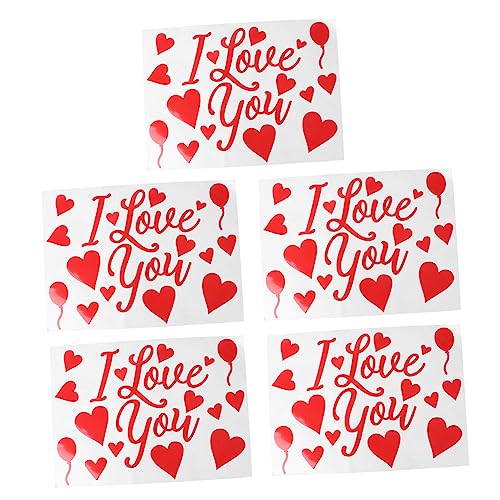 Toyvian 5 Stück Aufkleber spaß hochzeitsdeko valentienstag Valentine Day partydekoration Ballon Paster Ballonzubehör dekorative Abziehbilder ballonpaster versorgung Plastik rot Toyvian 5 Stück Aufkleber spaß hochzeitsdeko valentienstag Valentine Day partydekoration Ballon Paster Ballonzubehör dekorative Abziehbilder ballonpaster versorgung Plastik rot von Toyvian