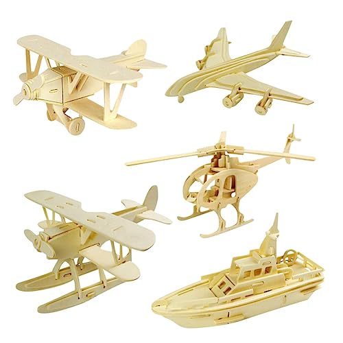 Toyvian 5 Stück Dreidimensionales 3D-holzpuzzle 3D-Puzzles Für Puzzles Aus Holz Holzpuzzles Für Hölzern Toyvian 5 Stück Dreidimensionales 3D-holzpuzzle 3D-Puzzles Für Puzzles Aus Holz Holzpuzzles Für Hölzern von Toyvian