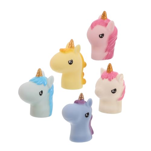 Toyvian 5 Stück Einhorn Handpuppe Einhorn Einfach zu bedienendes Lustiges für Puppentheater kleine Hände statt Finger Fingerling Vinyl Toyvian 5 Stück Einhorn Handpuppe Einhorn Einfach zu bedienendes Lustiges für Puppentheater kleine Hände statt Finger Fingerling Vinyl von Toyvian