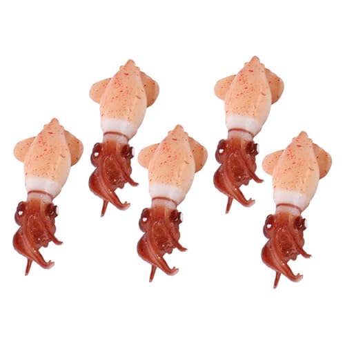 Toyvian 5 Stück Ernährungsmodelle Für Den Unterricht Kleine Tintenfischstatue - Simulations- -verzierung Gefälschter -Modell Brown PVC Toyvian 5 Stück Ernährungsmodelle Für Den Unterricht Kleine Tintenfischstatue - Simulations- -verzierung Gefälschter -Modell Brown PVC von Toyvian