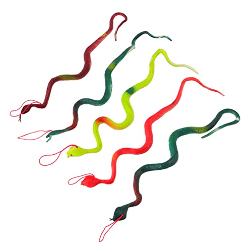 Toyvian 5 Stück Geschmackloses Schlange Lernspielzeug Giftloses Schlange Gummispielzeug Schlange Dekoartikel Lustiges Rot Toyvian 5 Stück Geschmackloses Schlange Lernspielzeug Giftloses Schlange Gummispielzeug Schlange Dekoartikel Lustiges Rot von Toyvian