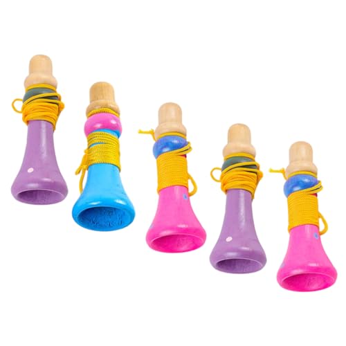 Toyvian Pädagogisches Musikspielzeug-Set Für Kinder 5-teiliges Leichtes Trompetenspielzeug Aus Holz Für Kleinkinder Simulierte Trompeteninstrumente Spaß Für Partys Und Lernen Toyvian Pädagogisches Musikspielzeug-Set Für Kinder 5-teiliges Leichtes Trompetenspielzeug Aus Holz Für Kleinkinder Simulierte Trompeteninstrumente Spaß Für Partys Und Lernen von Toyvian