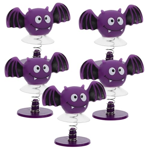 Toyvian 5 Stück Hüpfende Fledermausfigur Massenspielzeug Streichspielzeug Trick Halloween Dekoration für Halloween Halloween-Party-Frühlingsspielzeug Kunststoff Toyvian 5 Stück Hüpfende Fledermausfigur Massenspielzeug Streichspielzeug Trick Halloween Dekoration für Halloween Halloween-Party-Frühlingsspielzeug Kunststoff von Toyvian