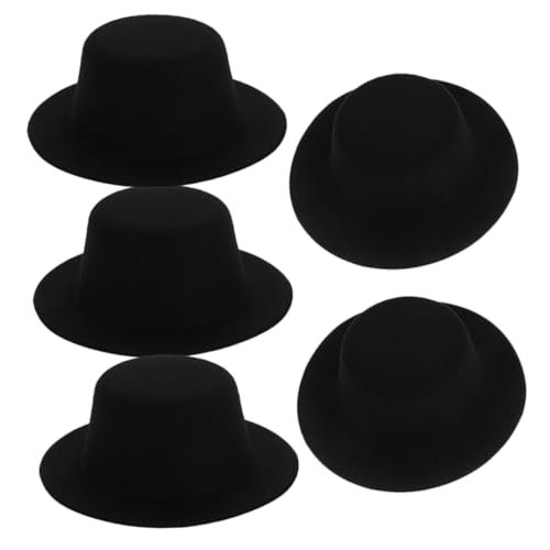 Toyvian 5 Stück Kleines Strohhutspielzeug Dekorativer DIY-Hut Puppenhaushut Foto Requisite Hutverzierung Kleine Hüte DIY-Hut Basteln Hut Zum Basteln Black Gefühlt Toyvian 5 Stück Kleines Strohhutspielzeug Dekorativer DIY-Hut Puppenhaushut Foto Requisite Hutverzierung Kleine Hüte DIY-Hut Basteln Hut Zum Basteln Black Gefühlt von Toyvian