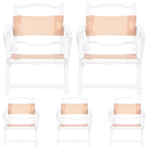 Toyvian 5 Stück Mini-Strandstuhl: Miniatur-Strandliegestuhl-Figuren – Faltbarer Mini-Liegestuhl für Puppenhaus-Dekoration, Feengarten, Mikro-Landschaftsornamente Toyvian 5 Stück Mini-Strandstuhl: Miniatur-Strandliegestuhl-Figuren – Faltbarer Mini-Liegestuhl für Puppenhaus-Dekoration, Feengarten, Mikro-Landschaftsornamente von Toyvian