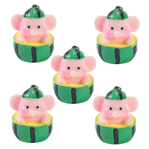 Toyvian 5 Stück Mini Wassermelonen Elefant Miniatur Elefantenfiguren Elefantenfigur Glückselefant Modell Kleine Elefantenfiguren Wassermelonen Tierstatue Moos DIY Toyvian 5 Stück Mini Wassermelonen Elefant Miniatur Elefantenfiguren Elefantenfigur Glückselefant Modell Kleine Elefantenfiguren Wassermelonen Tierstatue Moos DIY von Toyvian