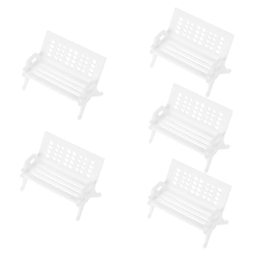 Toyvian 5 Stück Miniatur Kunststoffstuhl Teiliges Realistischer Mini Parkstuhl Leichter Miniatur Sessel für Puppenhaus Dekoration Vielseitig für Modelllandschaften und Bastelprojekte Toyvian 5 Stück Miniatur Kunststoffstuhl Teiliges Realistischer Mini Parkstuhl Leichter Miniatur Sessel für Puppenhaus Dekoration Vielseitig für Modelllandschaften und Bastelprojekte von Toyvian