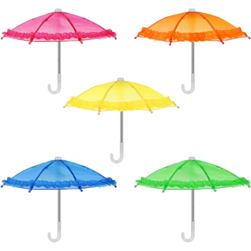 Toyvian 5 Stück Miniatur-Regenschirm Puppenschirm Klein Bunt Dekorative Requisiten Für Fotografie Requisiten Basteln Heimdekoration Toyvian 5 Stück Miniatur-Regenschirm Puppenschirm Klein Bunt Dekorative Requisiten Für Fotografie Requisiten Basteln Heimdekoration von Toyvian