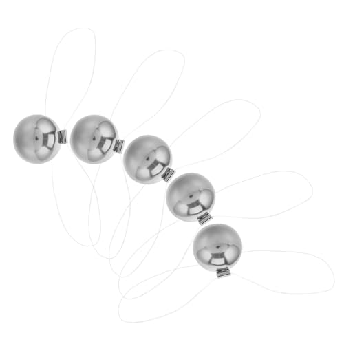 Toyvian 5 Stück Newton Ball Swing Accessoires Physik Wissenschaft Ornamente Desktop Newton - Science Physics Cradle Balance Bälle Lagerkugeln aus Stahl Rostfreier Stahl Silber Toyvian 5 Stück Newton Ball Swing Accessoires Physik Wissenschaft Ornamente Desktop Newton - Science Physics Cradle Balance Bälle Lagerkugeln aus Stahl Rostfreier Stahl Silber von Toyvian