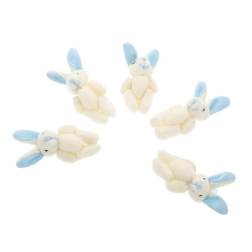 Toyvian 5 Stück Niedliche Stofftiere für Dekoration Kinderzimmern Ostern und Partys mit Blauen Ohren Toyvian 5 Stück Niedliche Stofftiere für Dekoration Kinderzimmern Ostern und Partys mit Blauen Ohren von Toyvian