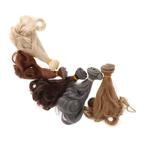 Toyvian 5 Stück Perücke Haarreihe Bjd Perücke Puppe Perücke Bjd-Puppen Männlich Lockiges Puppenhaar Puppenhaare Basteln Puppenhaartressen Perücken Für Puppen Hochtemperaturdraht Toyvian 5 Stück Perücke Haarreihe Bjd Perücke Puppe Perücke Bjd-Puppen Männlich Lockiges Puppenhaar Puppenhaare Basteln Puppenhaartressen Perücken Für Puppen Hochtemperaturdraht von Toyvian