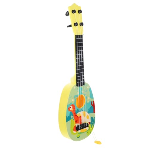 Toyvian 5St Simulations-Ukulele Hawaii-Kindergitarre kleine Gitarre für Kleinkinder Musikinstrumente Kinderspielzeug pädagogisches Gitarrenspielzeug Kinder Gitarre Gezeitenwind Plastik von Toyvian