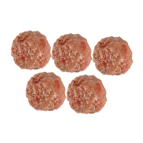 Toyvian 5 Stück Simulierte Rindfleischbällchen Requisiten Gefälschtes Künstlicher Käse Realistisches Gefälschtes Fleisch Stallmodell Fleischbällchen Dekoratives Lebensmittelmodell Toyvian 5 Stück Simulierte Rindfleischbällchen Requisiten Gefälschtes Künstlicher Käse Realistisches Gefälschtes Fleisch Stallmodell Fleischbällchen Dekoratives Lebensmittelmodell von Toyvian