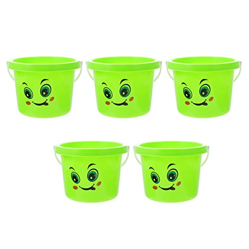 Toyvian 5 Stück Strandspielzeug Eimer Sand Outdoor Spielgeräte Strandspielzeug Kinderspielzeug Outdoor Wassereimer Angeleimer Strandspielzeug Strandeimer Grün Pp Toyvian 5 Stück Strandspielzeug Eimer Sand Outdoor Spielgeräte Strandspielzeug Kinderspielzeug Outdoor Wassereimer Angeleimer Strandspielzeug Strandeimer Grün Pp von Toyvian