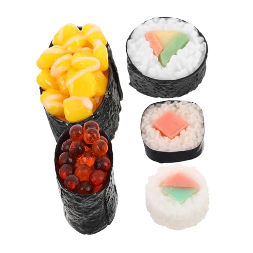 Toyvian 5 Stück Sushi Modell Reis Requisiten Erweiterte Griffdekoration Quaste Künstliches Modell LCD Puppenhaus Mehrzweckgriffe Mehrzweckgriffe Japanisches Modell Reismodell Toyvian 5 Stück Sushi Modell Reis Requisiten Erweiterte Griffdekoration Quaste Künstliches Modell LCD Puppenhaus Mehrzweckgriffe Mehrzweckgriffe Japanisches Modell Reismodell von Toyvian