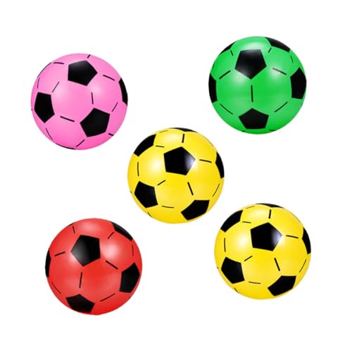 Toyvian 5 Stück Teiliges Aufblasbare Kunststofffußbälle Widerstandsfähig und Farblich Zufällig Outdoor Aktive für Garten Strand und Party Zufällige Farbe Zufällige Farbe Toyvian 5 Stück Teiliges Aufblasbare Kunststofffußbälle Widerstandsfähig und Farblich Zufällig Outdoor Aktive für Garten Strand und Party Zufällige Farbe Zufällige Farbe von Toyvian