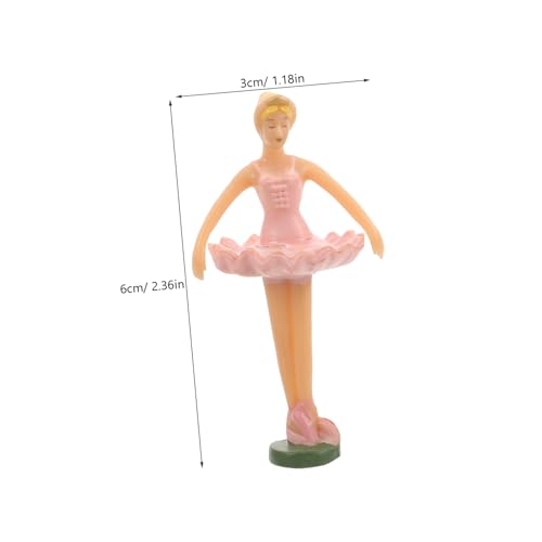 Toyvian 5 Stück Teiliges Ballettpuppen Musikbox Zubehör Tänzerin Figur Dekoration Balletttänzerin Robust Sammlerstück für Musikboxen von Toyvian