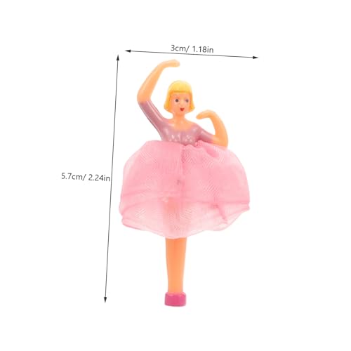 Toyvian 5 Stück Teiliges Balletttänzerinnen Puppen Musikbox Zubehör Tanzende Ballettpuppen Deko Figuren für Musikspieluhr mit Goldfarbenem Rosa Kleid Toyvian 5 Stück Teiliges Balletttänzerinnen Puppen Musikbox Zubehör Tanzende Ballettpuppen Deko Figuren für Musikspieluhr mit Goldfarbenem Rosa Kleid von Toyvian