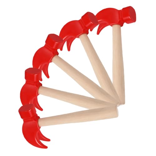 Toyvian 5 Stück Teiliges Holzhammer für Hammer Werkzeug Fördert Motorik und Hand Koordination Vielseitig für Fantasievolles Rollenspiel Jungen Mädchen Toyvian 5 Stück Teiliges Holzhammer für Hammer Werkzeug Fördert Motorik und Hand Koordination Vielseitig für Fantasievolles Rollenspiel Jungen Mädchen von Toyvian