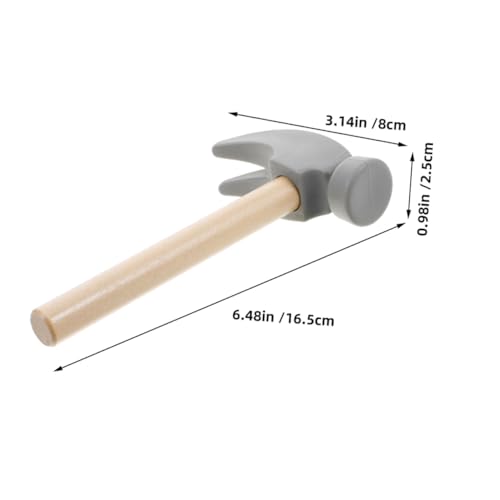 Toyvian 5 Stück Teiliges Holzhammer-spielset für Kleines Leichtes Lernspielzeug Pädagogischer Pounding-Mallet Simuliertes Wartungswerkzeug für Kindergeburtstag und Interaktives Rollenspiel von Toyvian
