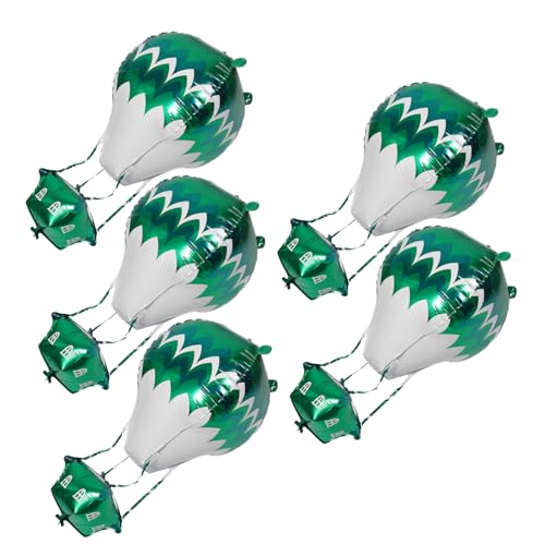Toyvian 5 Stück Teiliges Hot Air Balloon Folienballon Aluminiumfolie Langlebig Vielseitig für Geburtstags Hochzeits und Reisethemen Einfach Aufzublasen Dekorativ für Innen und Toyvian 5 Stück Teiliges Hot Air Balloon Folienballon Aluminiumfolie Langlebig Vielseitig für Geburtstags Hochzeits und Reisethemen Einfach Aufzublasen Dekorativ für Innen und von Toyvian