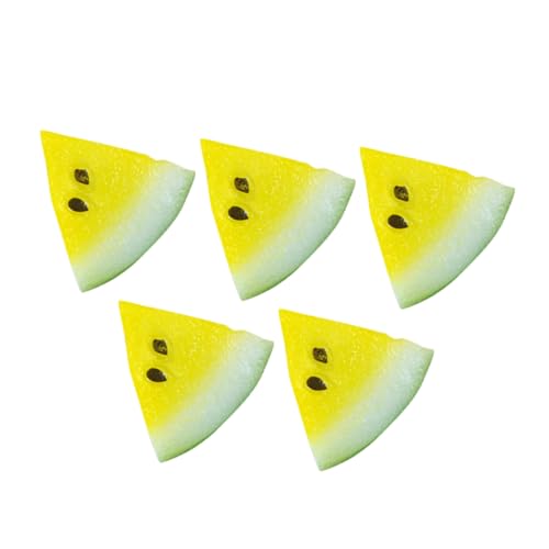 Toyvian 5 Stück Teiliges Mini Wassermelonen Scheiben Dekorationsmodelle Realistische Künstliche Früchte für Puppenhaus Layout Szenen und Fotografie Requisiten Toyvian 5 Stück Teiliges Mini Wassermelonen Scheiben Dekorationsmodelle Realistische Künstliche Früchte für Puppenhaus Layout Szenen und Fotografie Requisiten von Toyvian