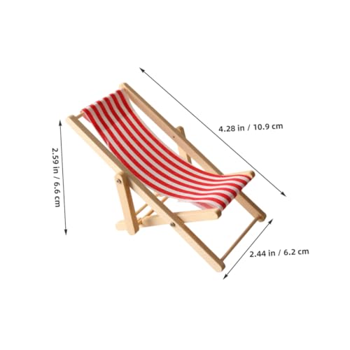 Toyvian 5 Stück Teiliges Miniatur Strandstuhl aus Holz und Stoff Klappbarer Mini Liegestuhl als Puppenhaus Deko Vielseitiges Mini Stuhl Ornament für DIY Garten und Kinderspielzeug Toyvian 5 Stück Teiliges Miniatur Strandstuhl aus Holz und Stoff Klappbarer Mini Liegestuhl als Puppenhaus Deko Vielseitiges Mini Stuhl Ornament für DIY Garten und Kinderspielzeug von Toyvian