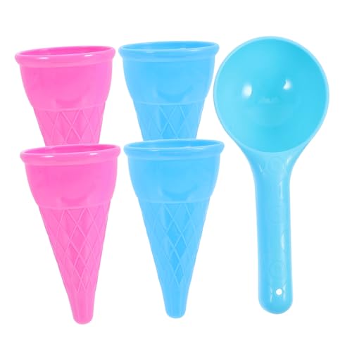 Toyvian 5 Stück Teiliges Set Strandspielzeug Eiscreme Tüten und Schaufeln Buntes Sandspielzeug für Kreative Spiele im Sandkasten und Am Strand Fördert die Fantasie und Zufällige Farbe Toyvian 5 Stück Teiliges Set Strandspielzeug Eiscreme Tüten und Schaufeln Buntes Sandspielzeug für Kreative Spiele im Sandkasten und Am Strand Fördert die Fantasie und Zufällige Farbe von Toyvian