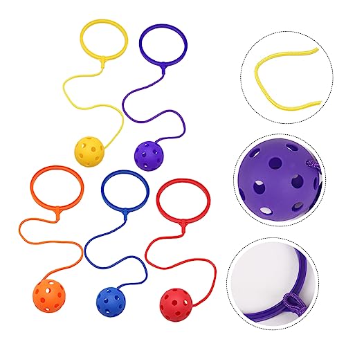 Toyvian 5 Stück Teiliges Springball für Fitness und Koordination Bunte Knöchelsprungbälle für Sicheres Material Spielerisches Training für Jungen und Mädchen für Bewegung Zufällige Farbe Toyvian 5 Stück Teiliges Springball für Fitness und Koordination Bunte Knöchelsprungbälle für Sicheres Material Spielerisches Training für Jungen und Mädchen für Bewegung Zufällige Farbe von Toyvian