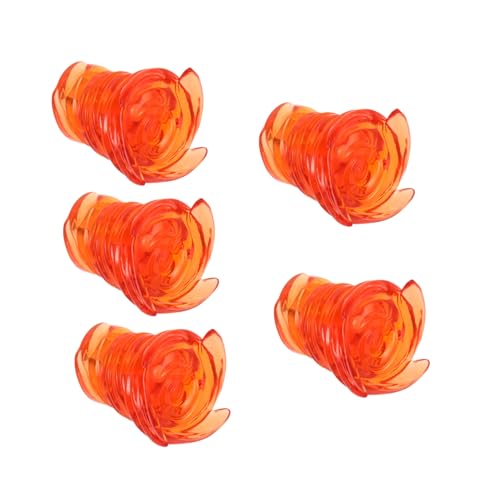 Toyvian 5 Stück Tornado-Modell konstruktionsspielzeug Langlebiges Figuren Zubehör Modellbau Actionfigur Requisiten Effekte für Actionfiguren Abs Orange von Toyvian