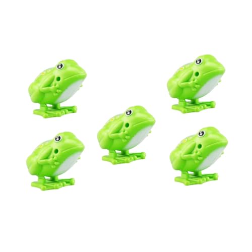 Toyvian 5 Stück Uhrwerk für kindergeburtstags mitgebsel Kleinkinder Plush Toy Educational Toys hüpfender Frosch pädagogisches lustiges Green Toyvian 5 Stück Uhrwerk für kindergeburtstags mitgebsel Kleinkinder Plush Toy Educational Toys hüpfender Frosch pädagogisches lustiges Green von Toyvian