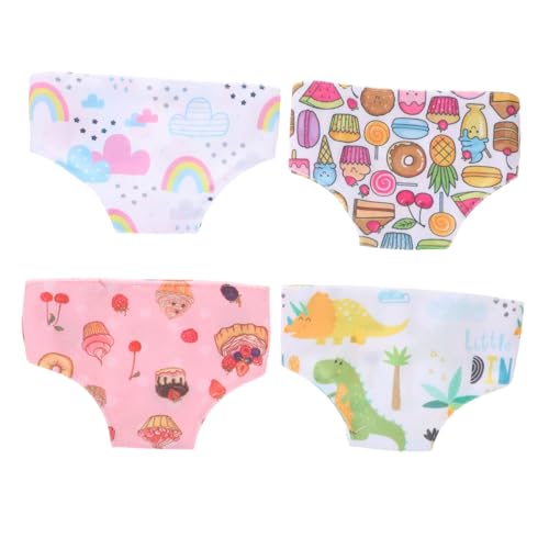 Toyvian 5 Stück Wiederverwendbare Sommer Doll Diaper für Puppen Zubehör für Rollenspiele und Kreative Outfits von Toyvian